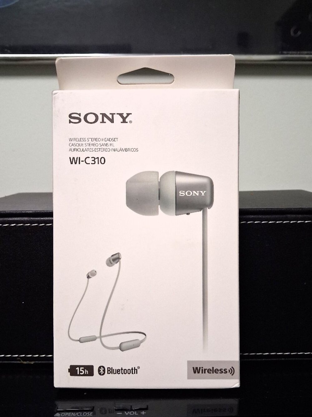 NEW Sony WI-C310 Bluetooth Wireless Stereo Headset – 15-Hour Playback